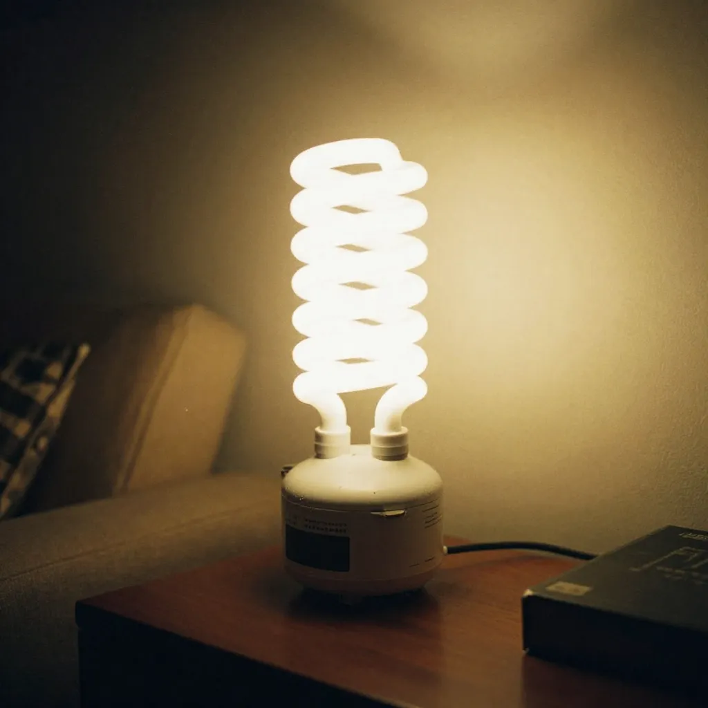 Modern LED lighting illuminating a contemporary living space