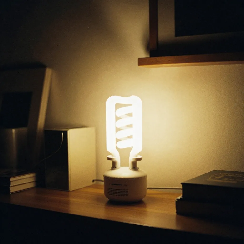 Color temperature demonstration showing warm and cool lighting effects